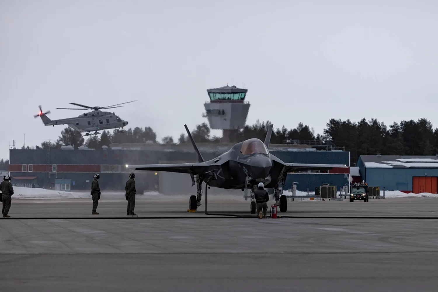 U.S. F-35 fighters landed in Sweden for the first time