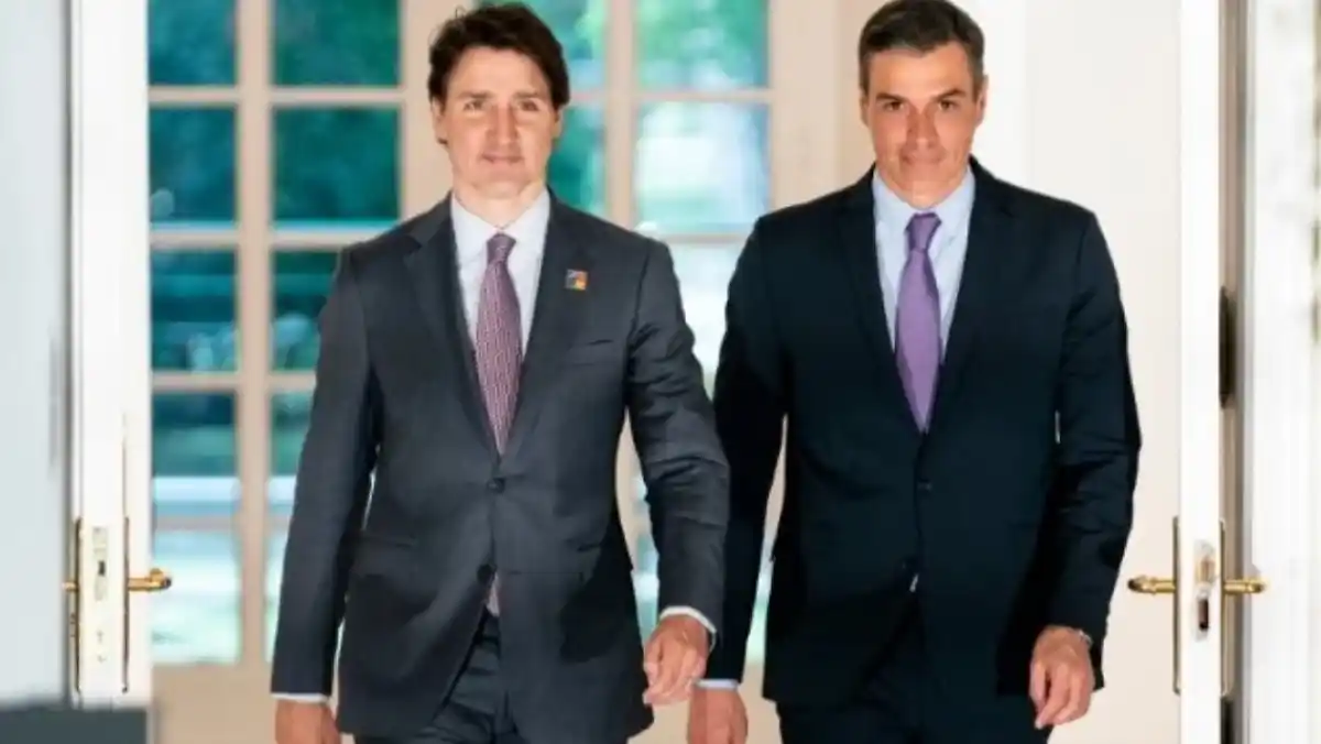 Trudeau y Pedro Sánchez se reunieron y mostraron preocupación por situación de Venezuela