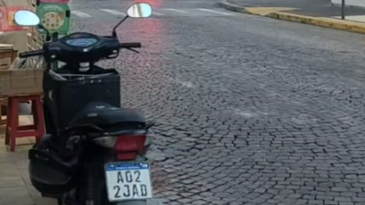 Un canillita sufrió el robo de su moto en pleno centro