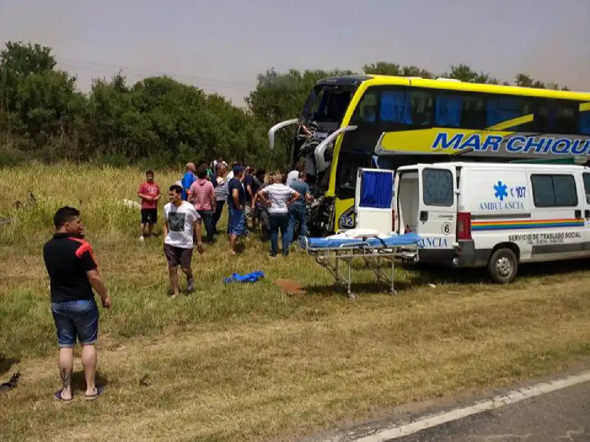 Falleció el chofer del ómnibus Mar Chiquita que chocó con un camión en la ruta 19