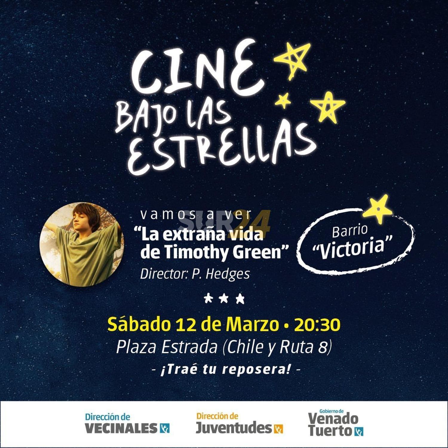 Cine bajo las Estrellas presenta “La extraña vida de Timothy Green”