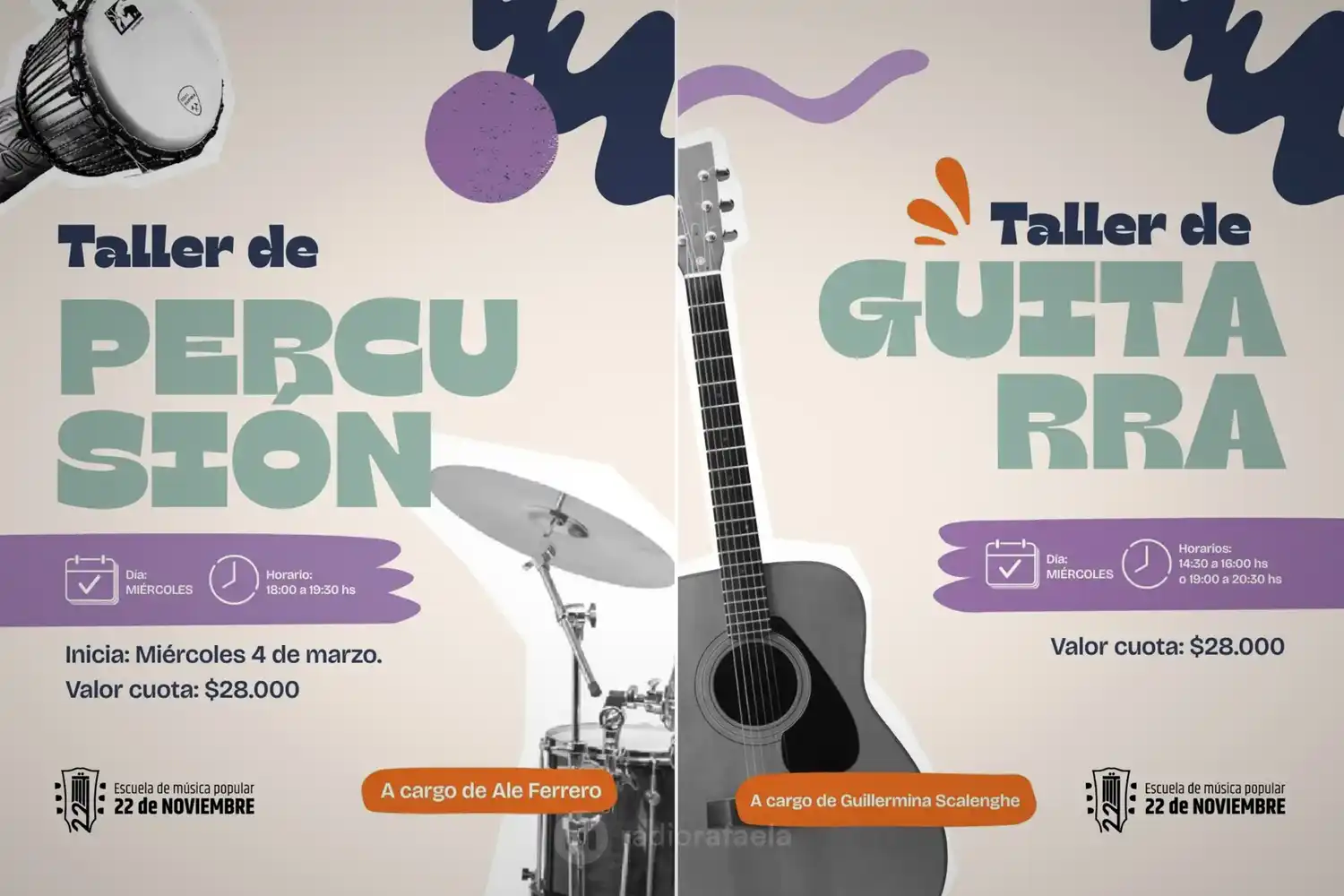 Leslie Luciano, directora de la institución Inscripciones abiertas para el ciclo lectivo 2026 en la Escuela de Música 22 de Noviembre - 1