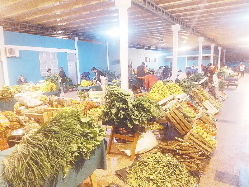 Arribaron productos de estación a
la feria PAIPPA del barrio La Paz