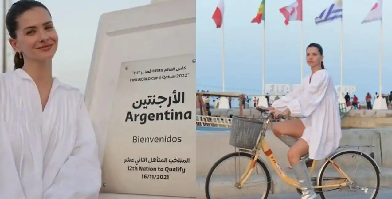 El motivo por el cual la China Suárez viajó a Qatar