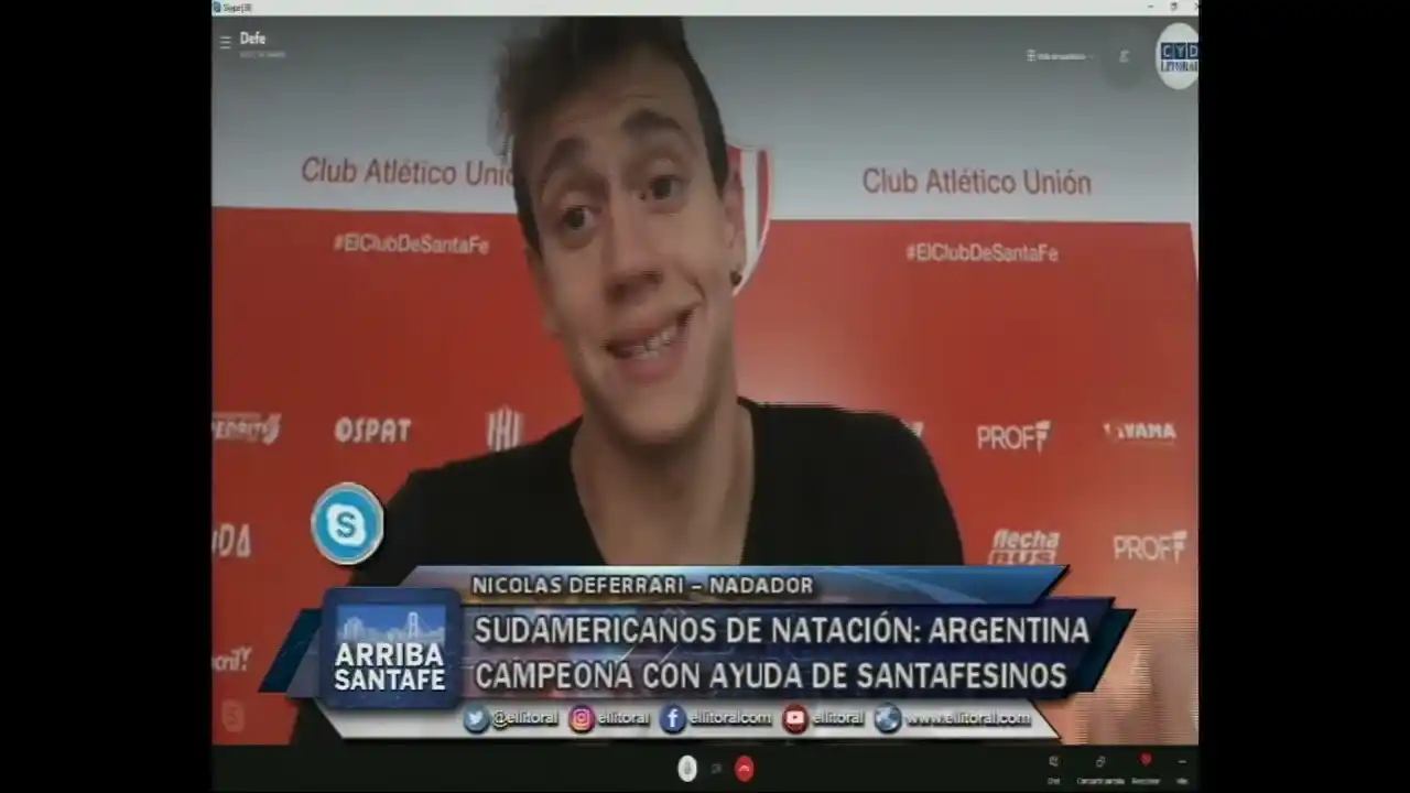 Sudamericanos de natación: Argentina campeona con ayuda de santafesinos