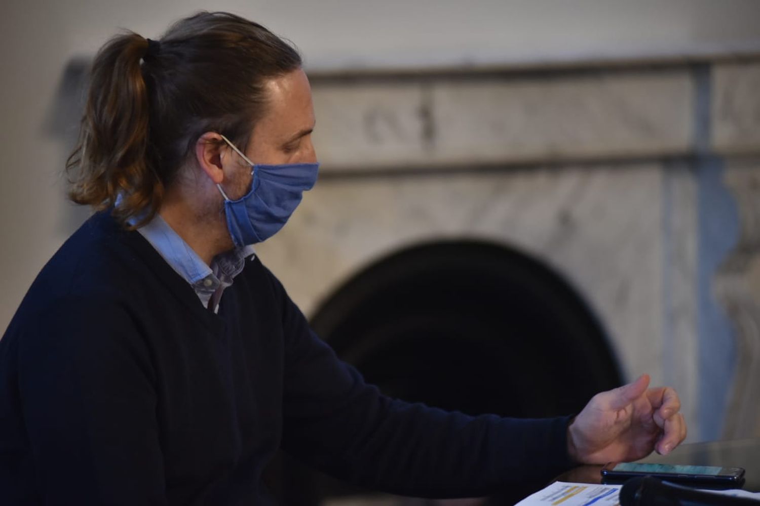 "Estamos por encima del 70 por ciento de disponibilidad de las camas críticas", indicó Piaggio