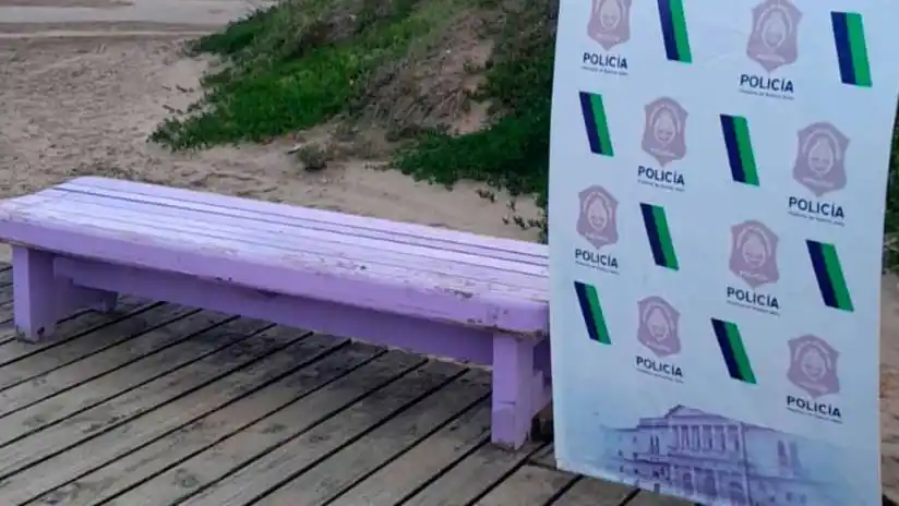 Insólito: Se quisieron robar un banco de la rambla de Gesell pero fueron detenidos