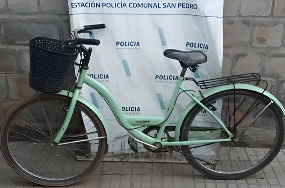 Recuperan bicicleta robada: la dueña la vio en la calle y llamó a la policía