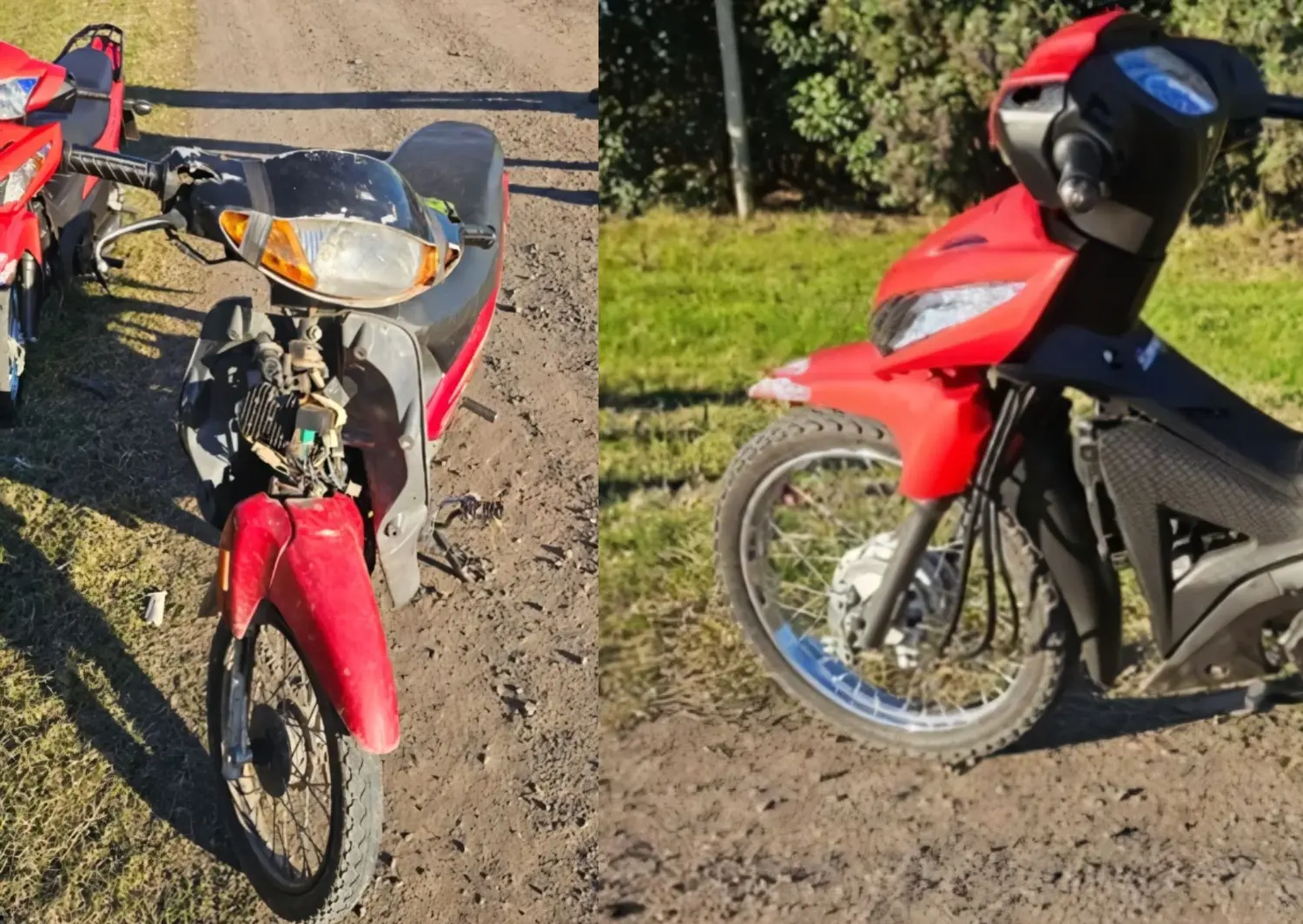 Las motos secuestradas fueron trasladadas a depósito municipal.