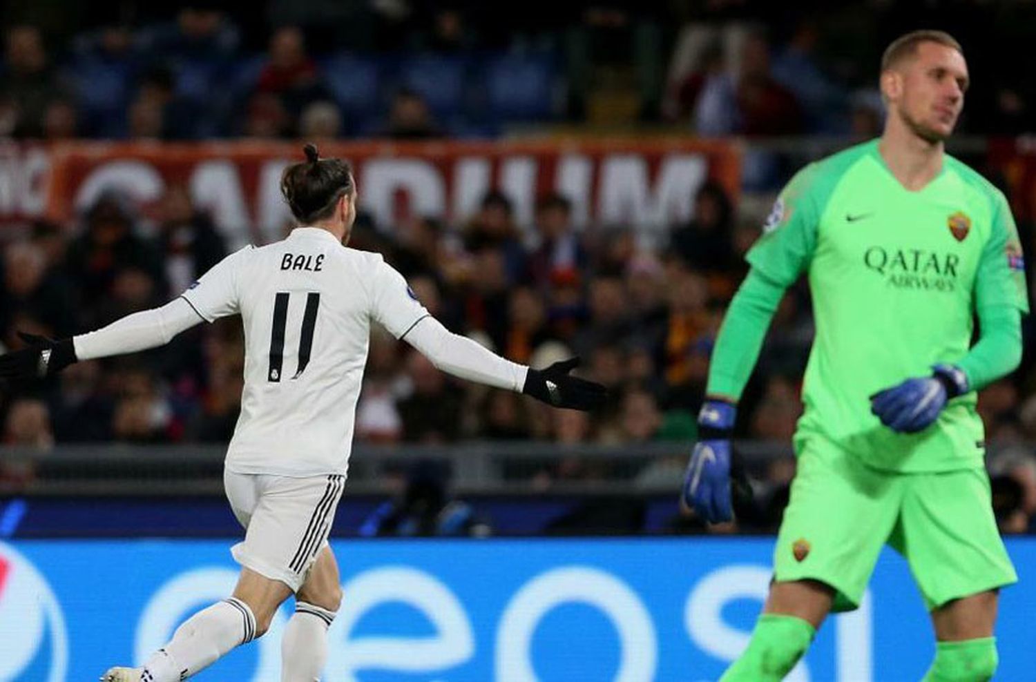 Real Madrid ganó en Roma y clasificó primero