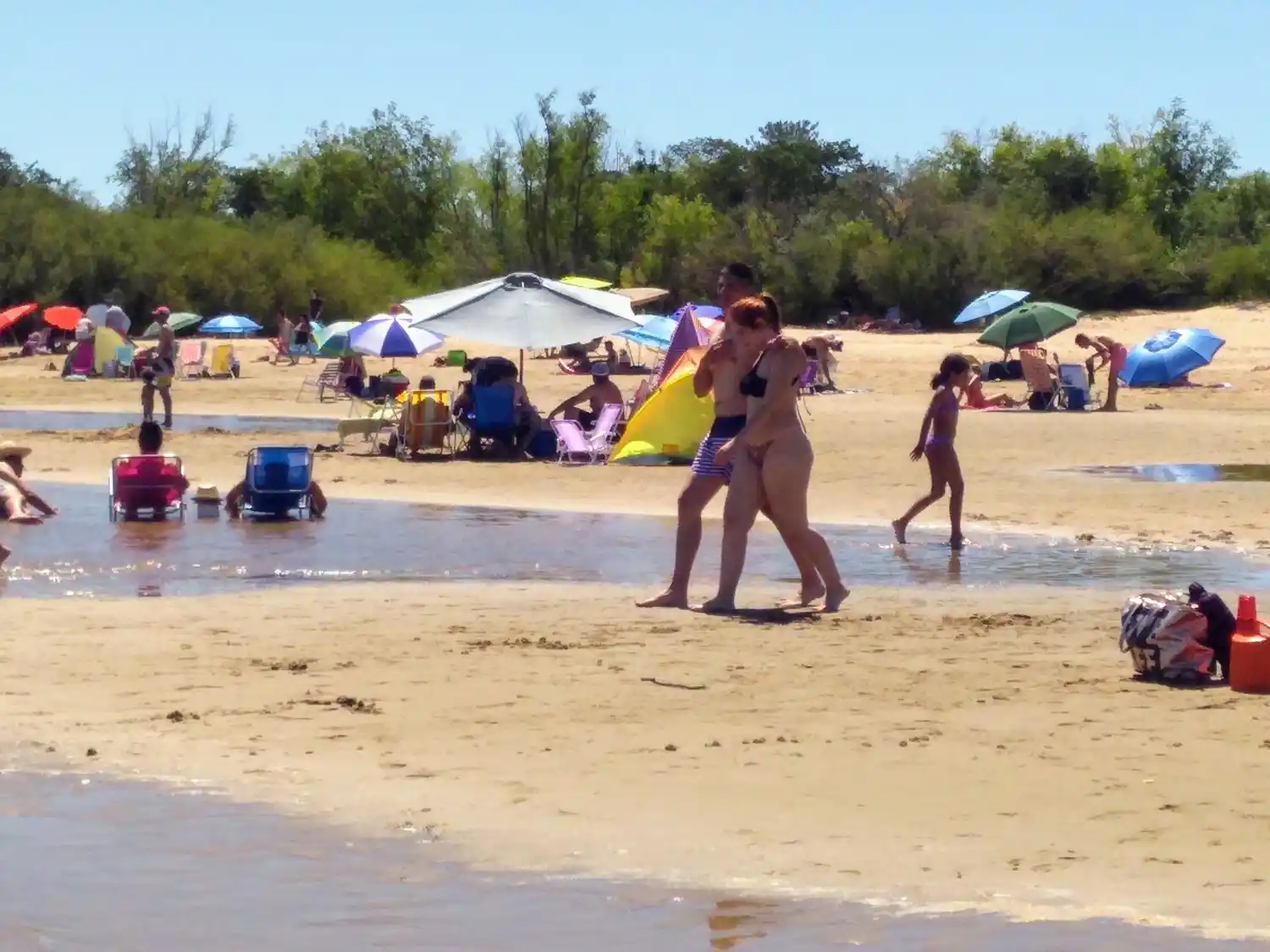 Ñandubaysal logró que haya distanciamiento en la playa y el camping