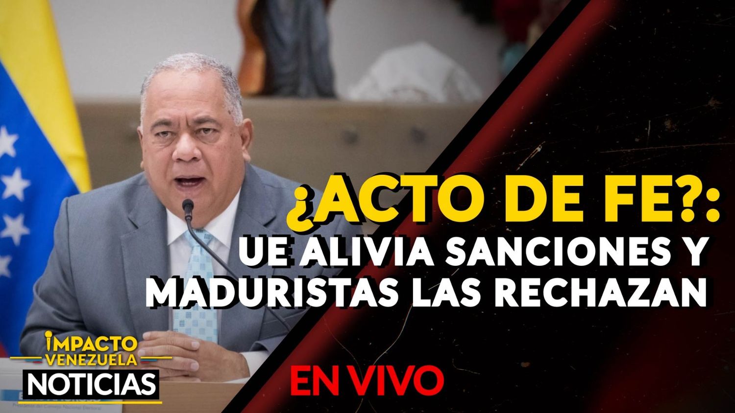 ¿ACTO DE FE? Unión Europea alivia sanciones y maduristas las rechazan – VIDEO