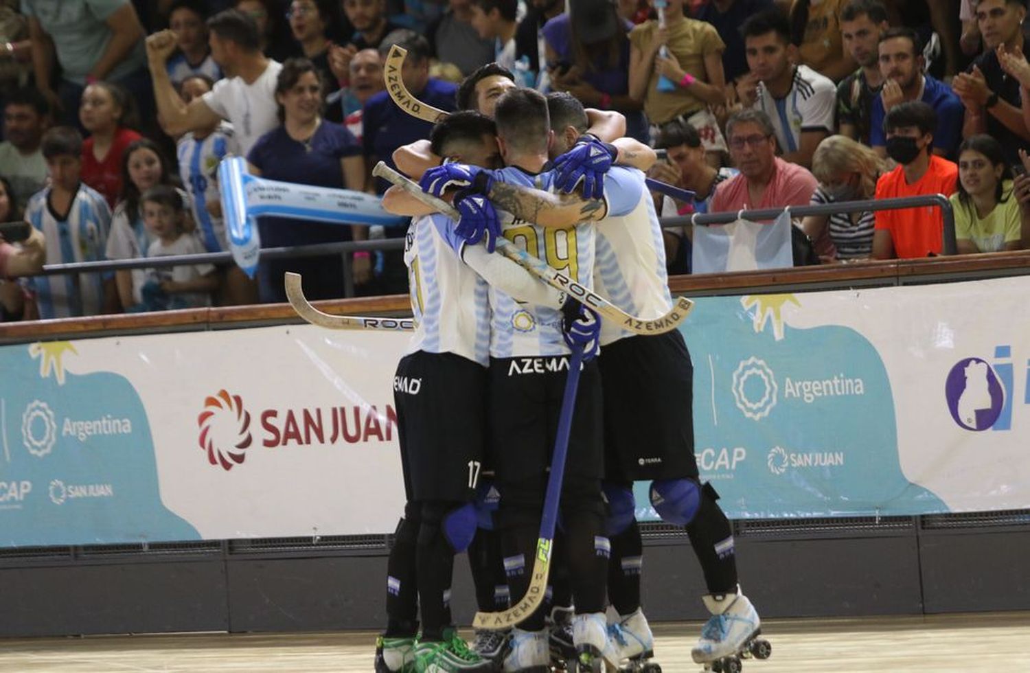Argentina también se consagró entre los varones