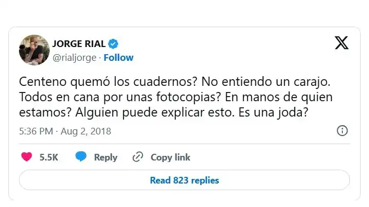 Jorge Rial Centeno fotocopias
