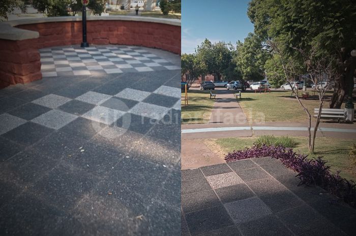 La plaza 9 de Julio, después de la intervención