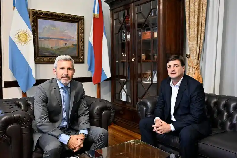 Rogelio Frigerio recibió a Francisco Morchio.