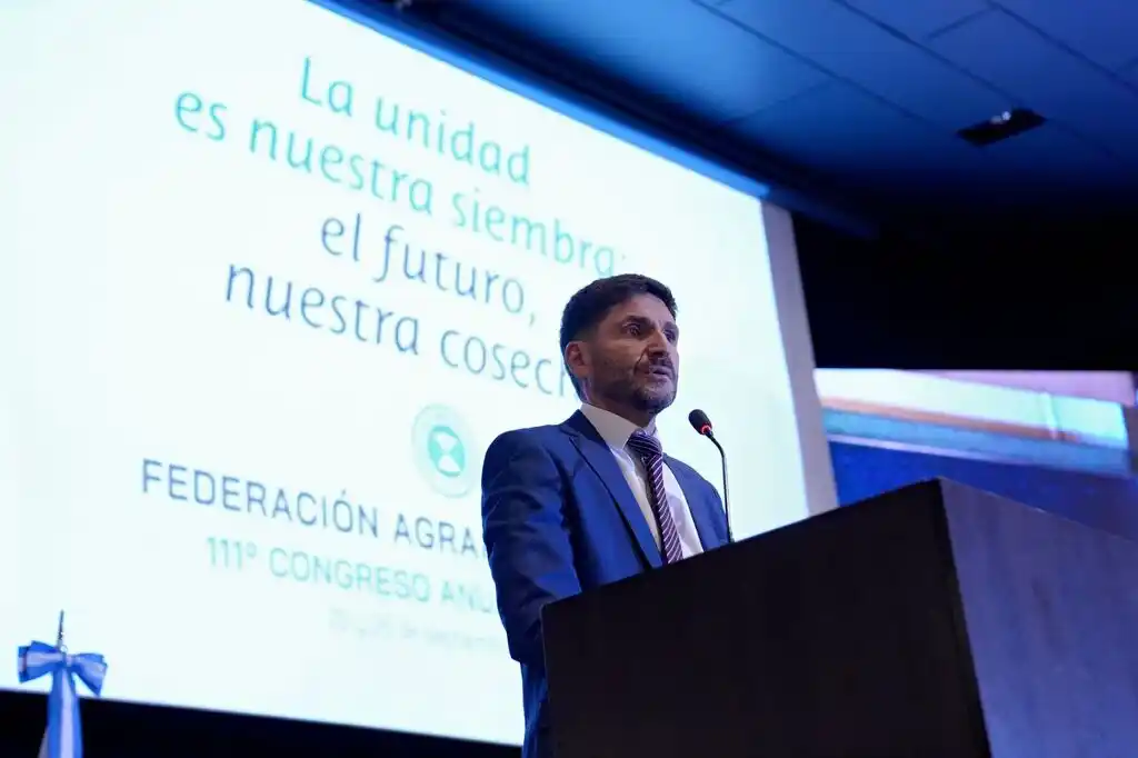 El gobernador Pullaro participó del Congreso de la Federación Agraria Argentina
