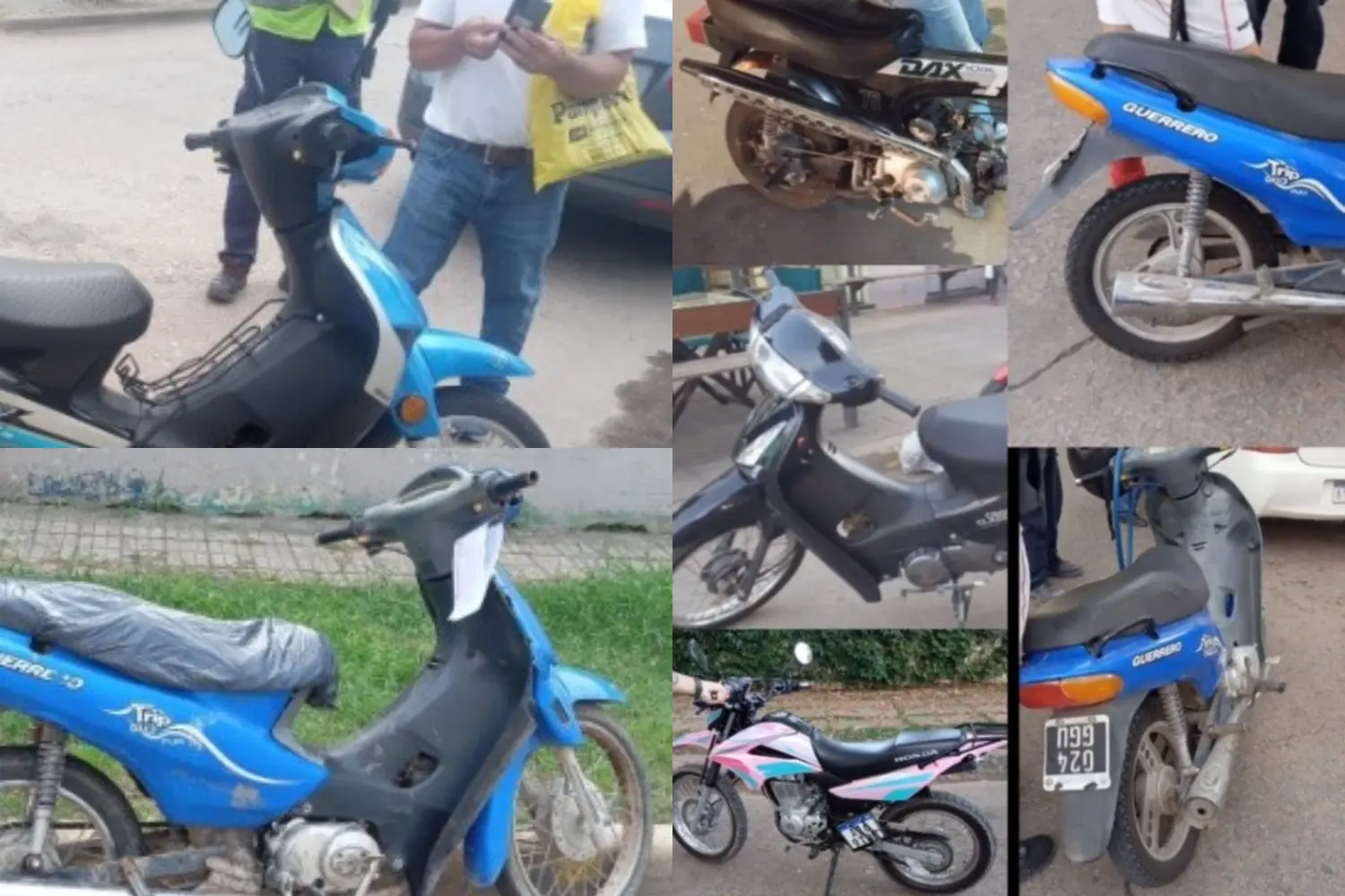 En total secuestraron 12 motos, informó Armando Caballero.