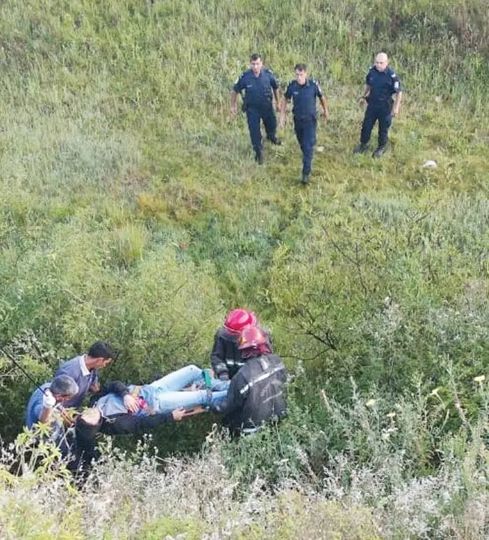 Accidente: chocaron y  cayeron desde el Puente Alvear 