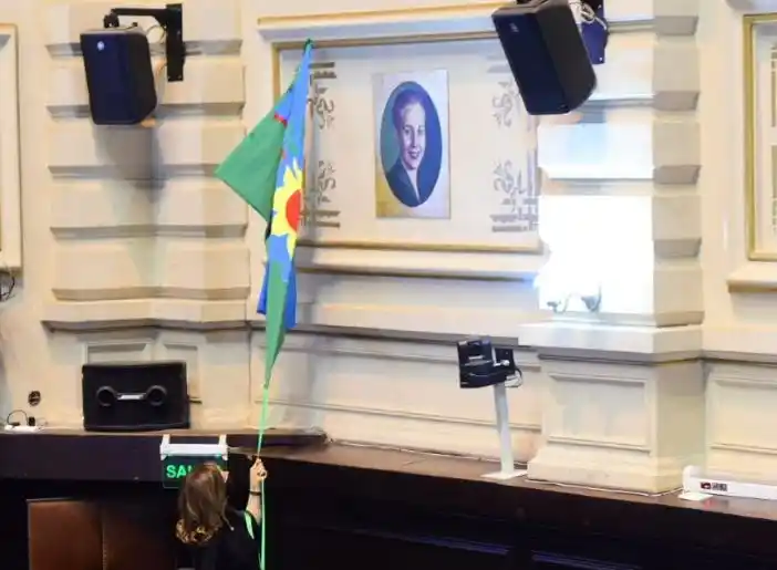 Entronizan retrato de Eva Perón en la Cámara de Diputados bonaerense: Es la primera mujer