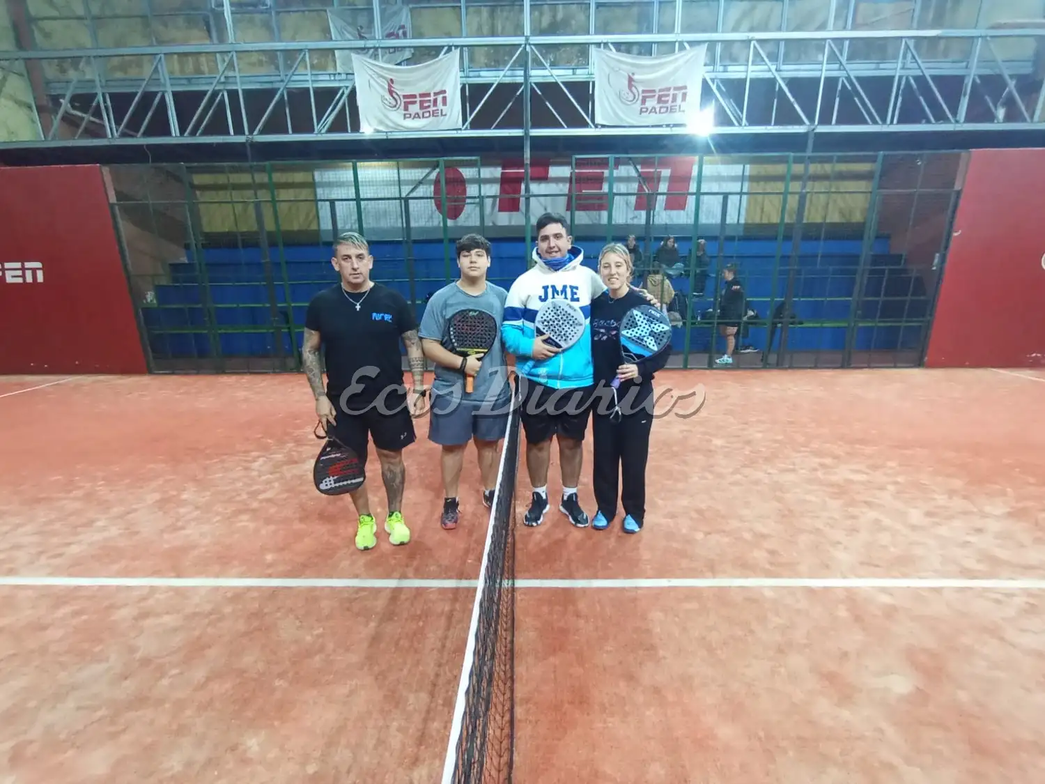 Leonardo González y Luciana Portugal accedieron a la final tras vencer a Ian Maier y Ariel Maier