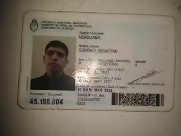 Encontró el DNI de Gonzalo
