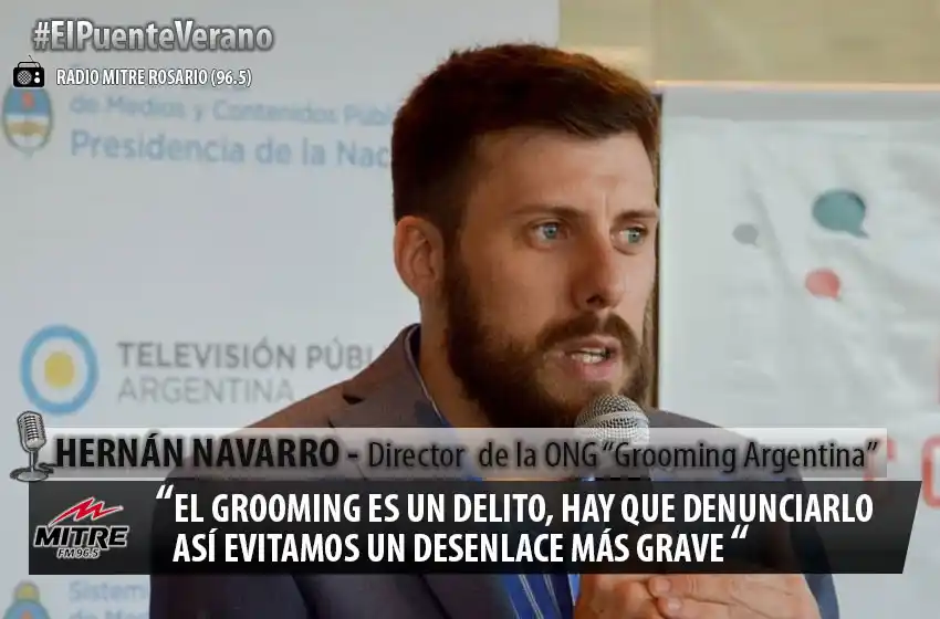 Hernán Navarro en Radio Mitre Rosario