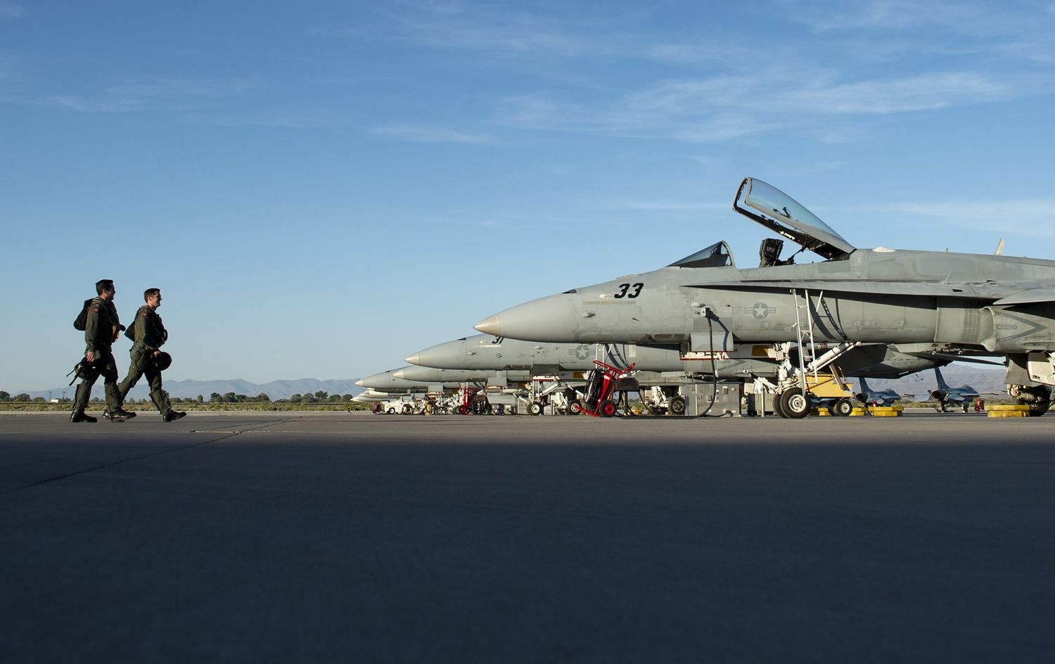 Los mejores pilotos de combate de la US Navy se forman en el Programa de Instrucción de Tácticas de Cazas de Ataque de la Marina de los EE.UU., también conocido como TOPGUN. Foto: EJ Hersom, DOD