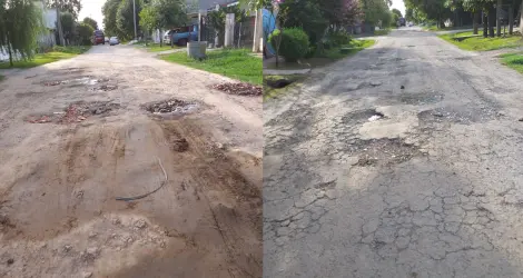 Reclamo por calles intransitables