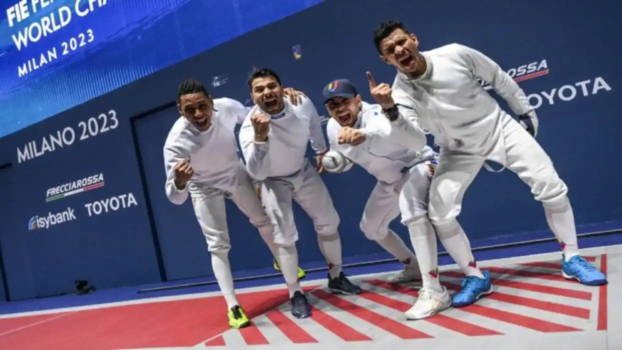 ¡EXITAZO! Esgrimistas venezolanos hacen historia en el mundial de Italia y caminan seguros hacía las Olimpiadas de París