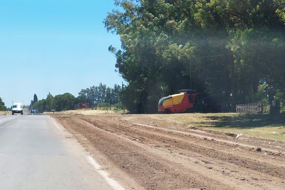 Ruta 1001: se fueron las máquinas de la repavimentación y hubo arreglos en las banquinas