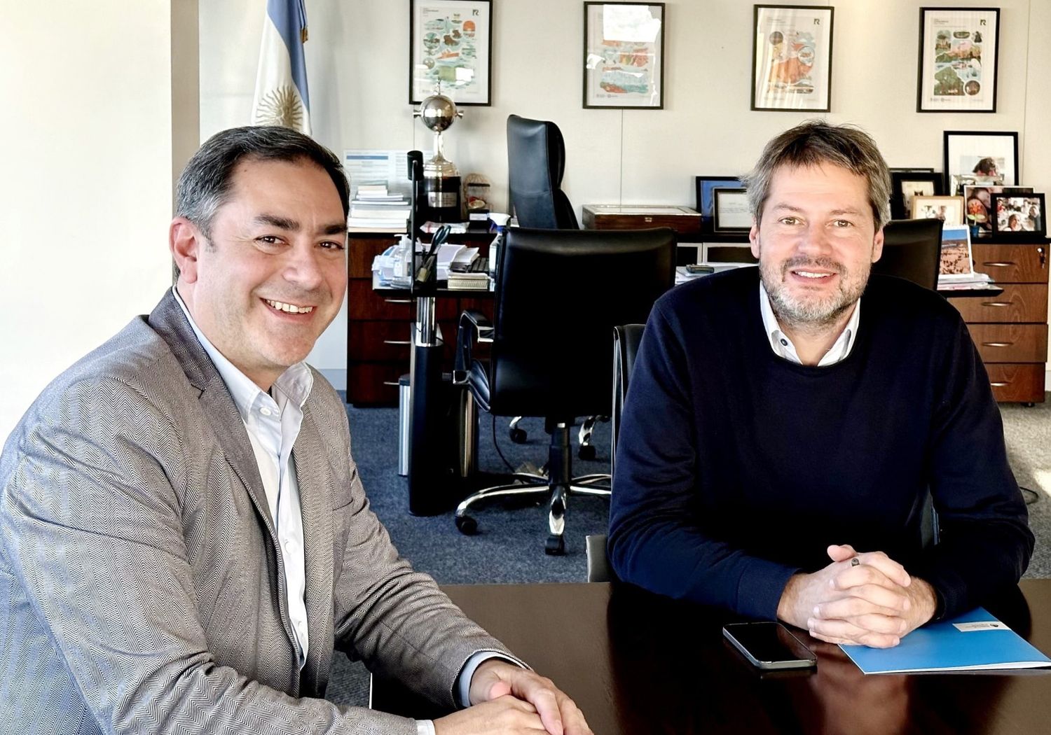 Eduardo Cristina se reunió con Matías Lammens
