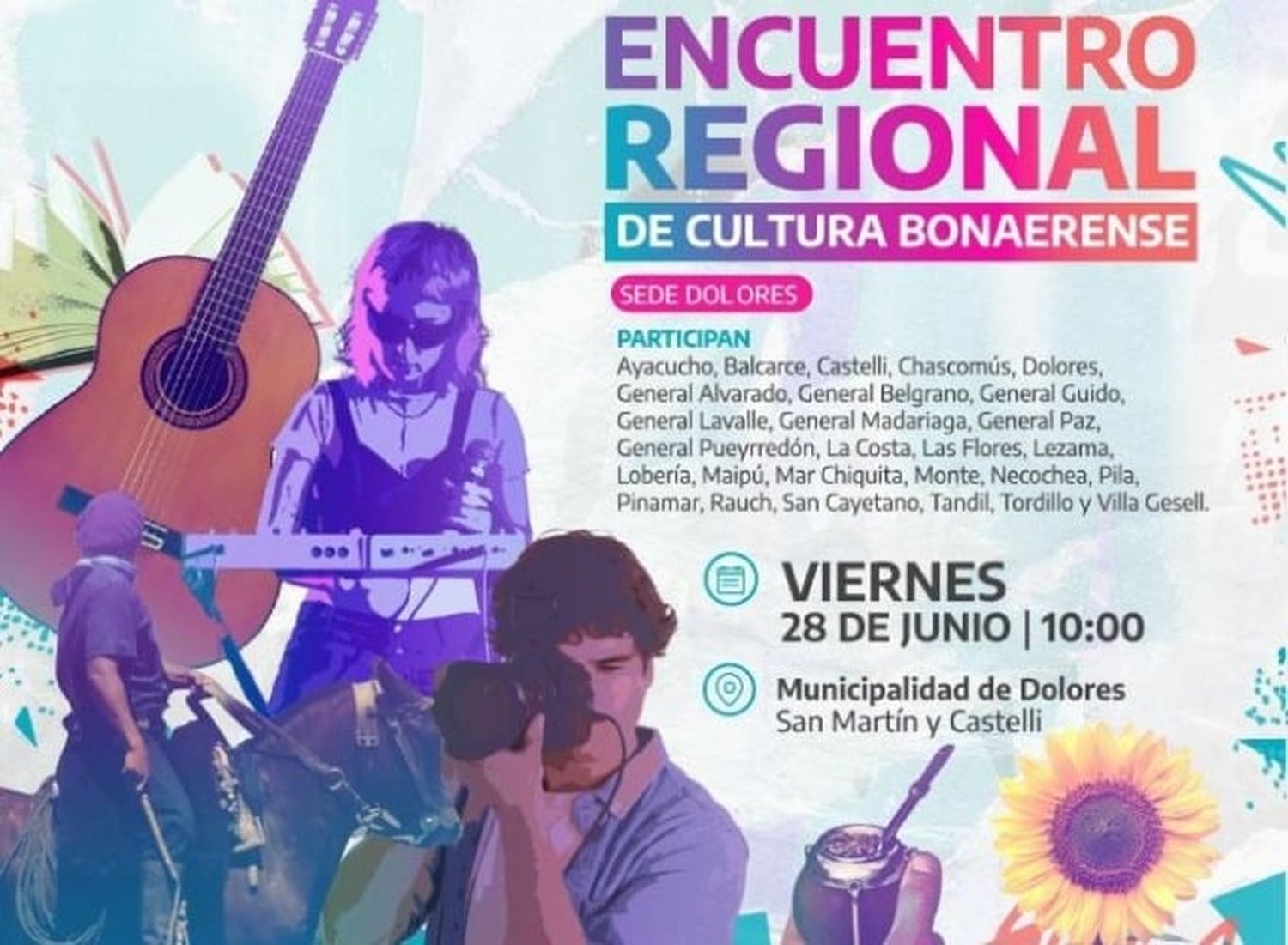 El Encuentro Regional de Cultura Bonaerense se realizará en Dolores