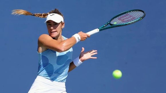 Solana Sierra se despidió en la primera rueda del US Open