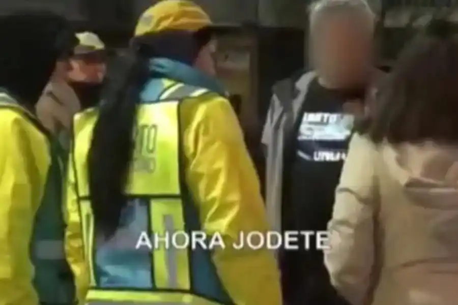 VIDEO | “Ahora jodete y sé adulto”: el reto de su esposa a un conductor que dio positivo de alcoholemia