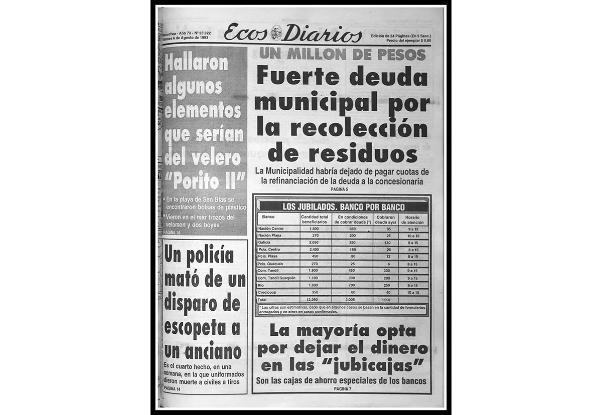 Viernes 6 de agosto de 1993
