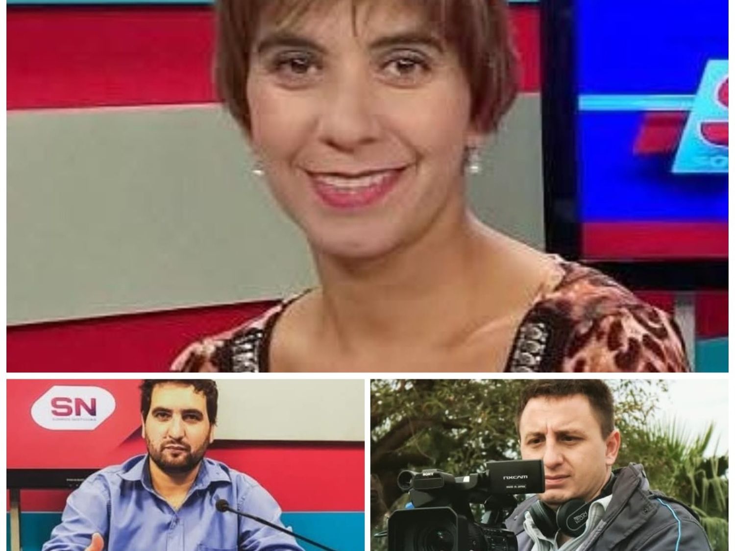 Natalia Frías, Hernán Dotto y Facundo Manzo.