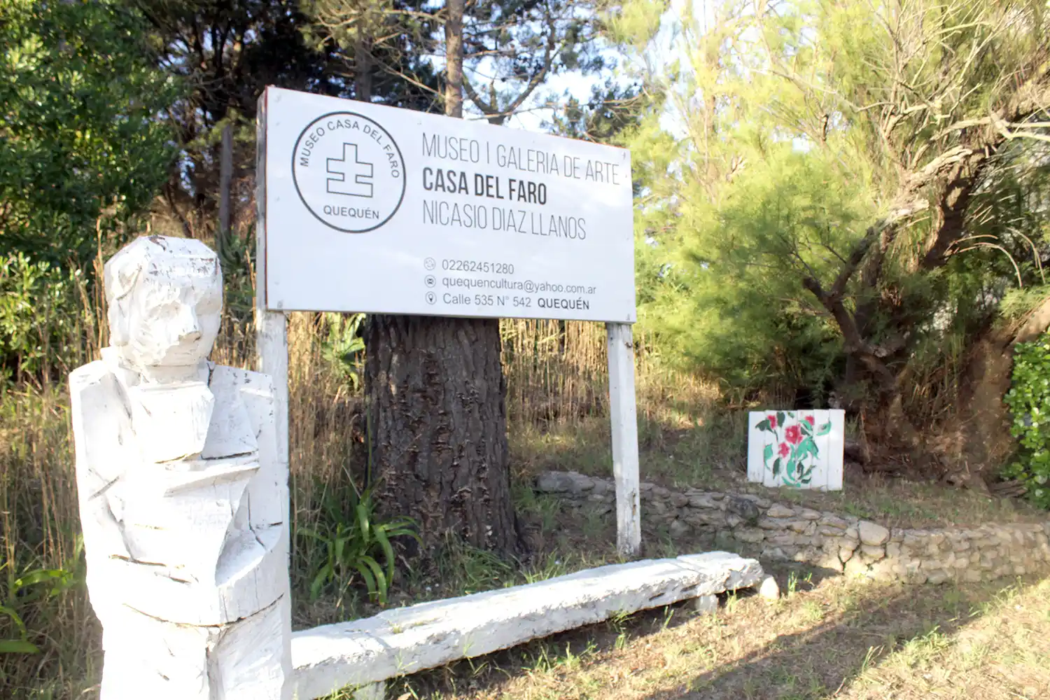 Entrada. Museo Casa del Faro, situado en Quequén.