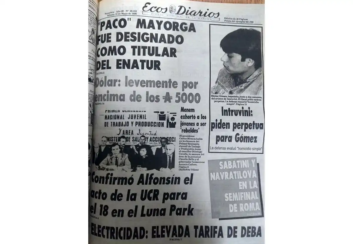 Sábado 12 de mayo de 1990