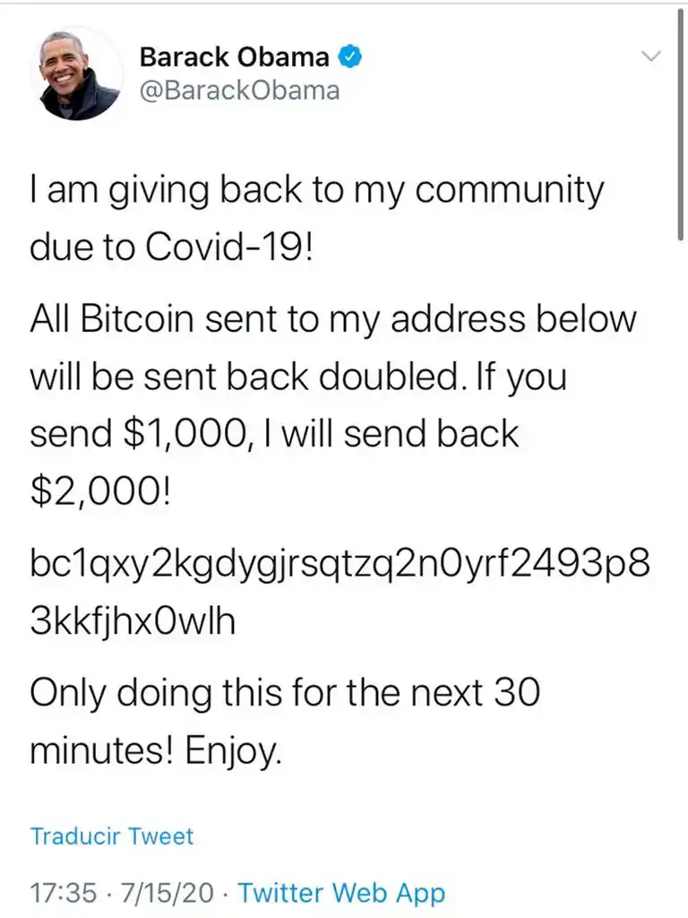 Hackearon las cuentas de Twitter de Bill Gates, Elon Musk y Obama para realizar una estafa