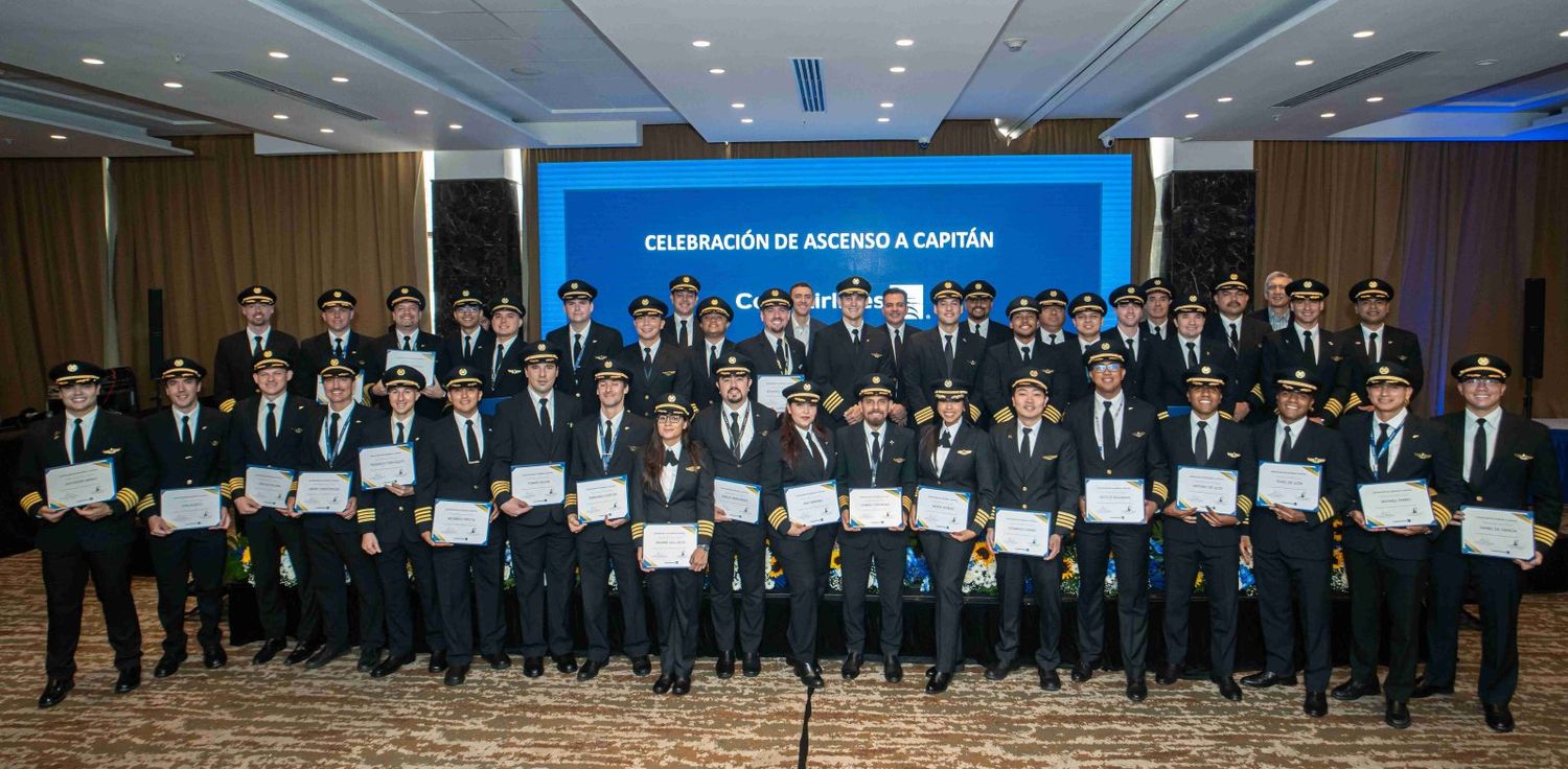 Copa Airlines asciende a 40 pilotos al rango de capitán y refuerza su expansión en 2025