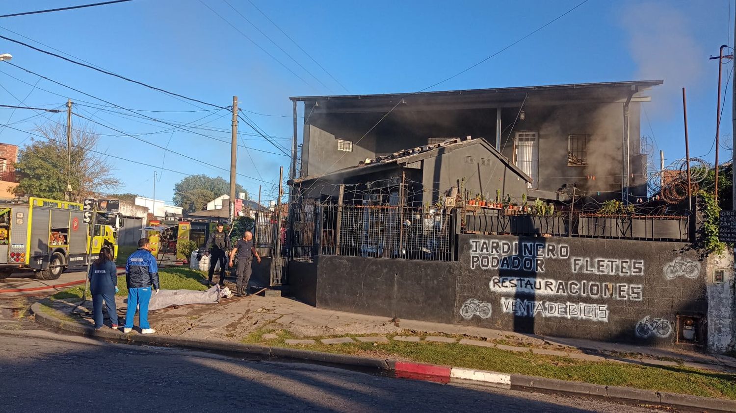 Una carta de despedida y drogas: lo que dejó el hombre que murió en un incendio