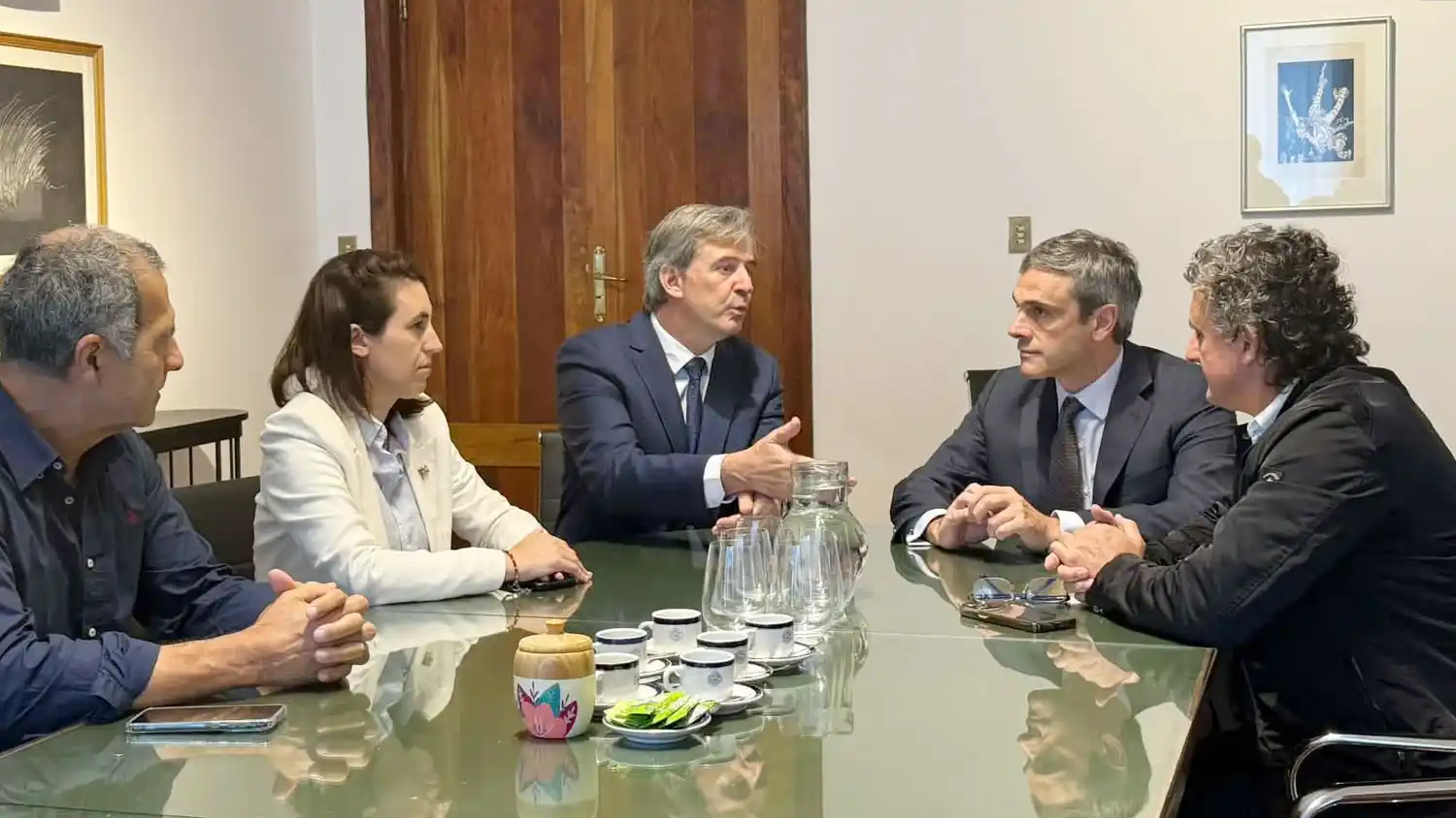 El Intendente de Federación lleva gestiones al congreso y se reúne con Diputados