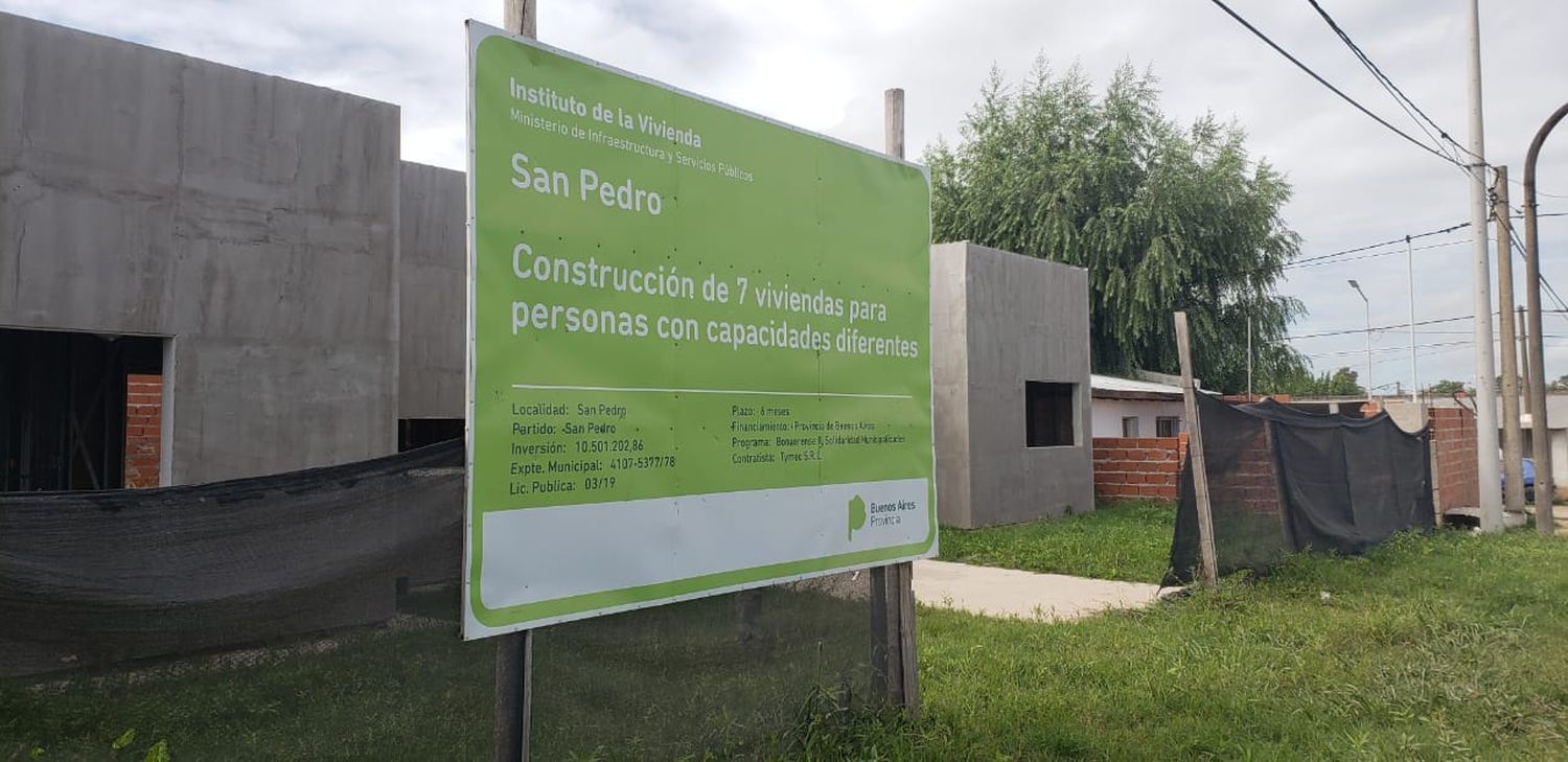 Finalizar las 7 viviendas para discapacitados cuya obra empezó en 2019 costará $ 8,5 millones más de lo previsto