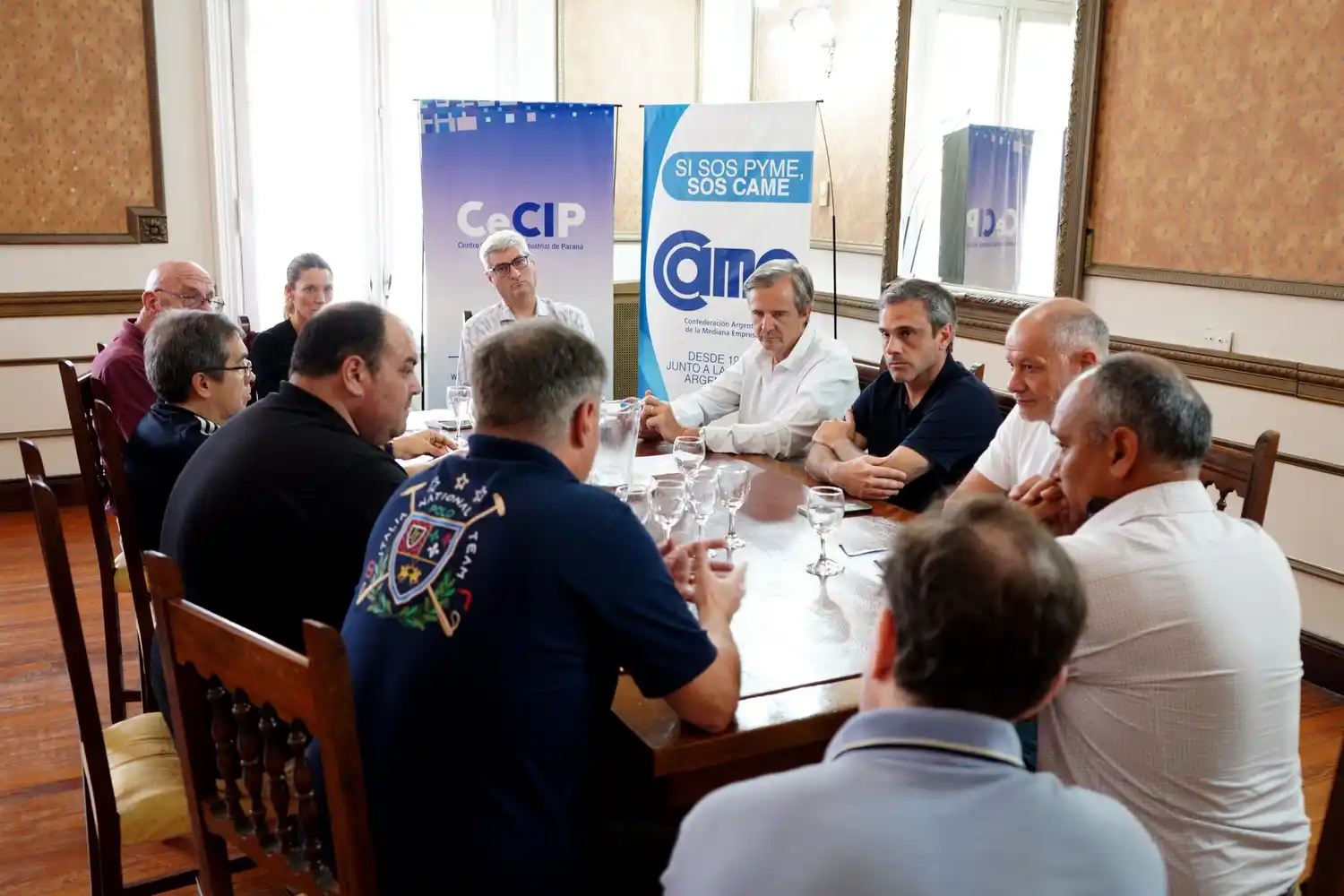 Fuerza Entre Ríos se reunió con comerciantes para analizar la caída del consumo