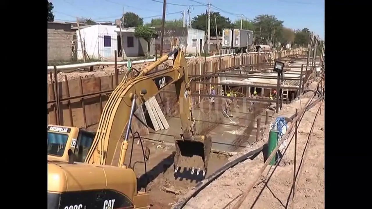 Avanza la obra del desagüe Gorriti