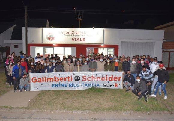 Galimberti sigue encontrando  apoyos radicales por todo Entre Ríos    