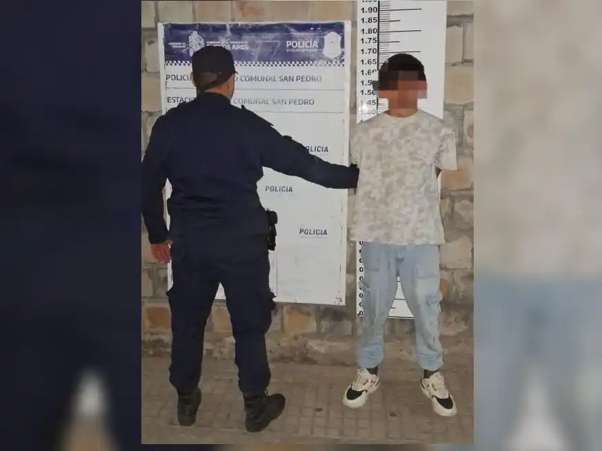 El aprehendido tiene 19 años.