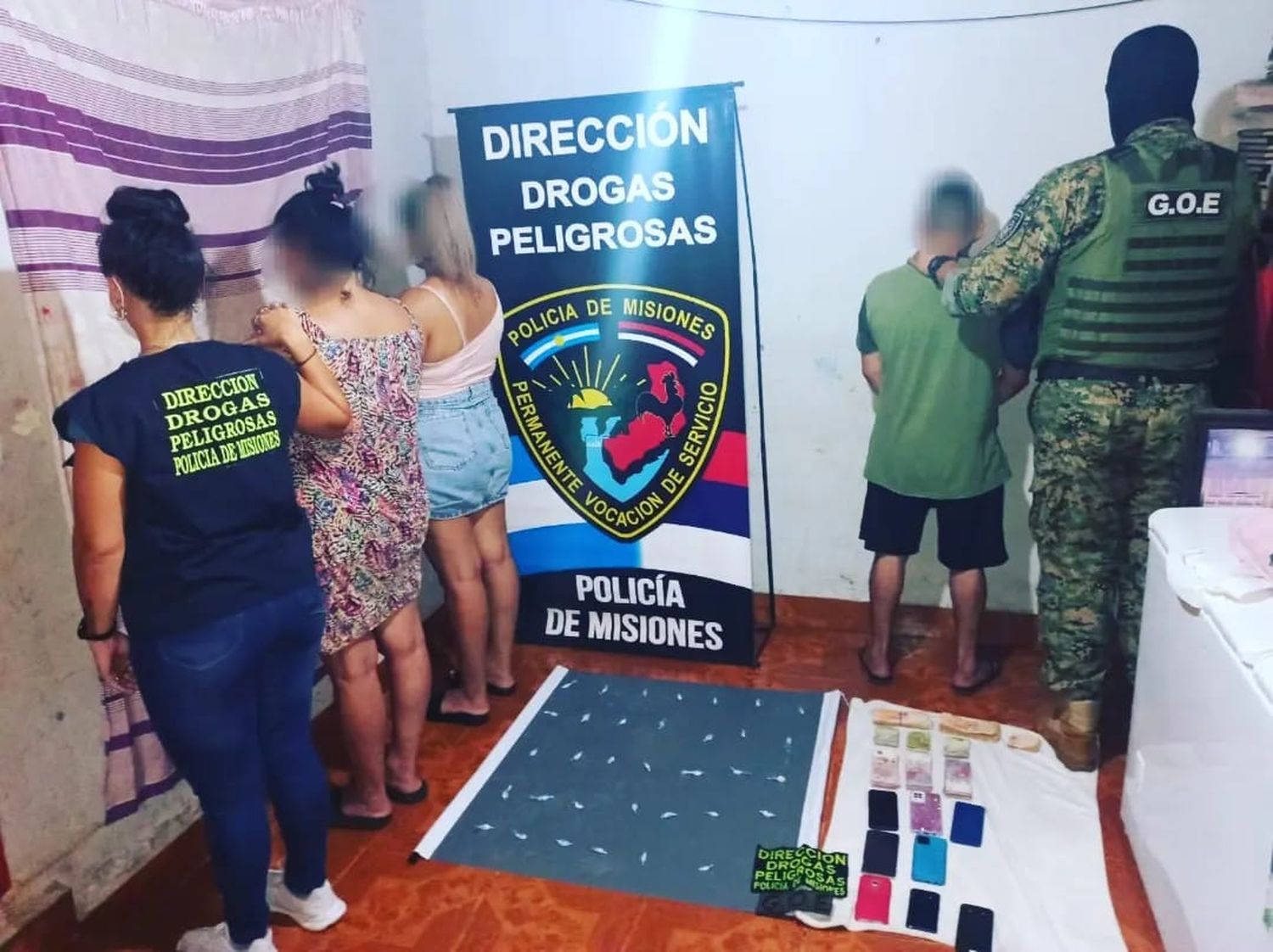 Posadas: La policía desarticulo un punto de venta de drogas en el barrio A 3-2