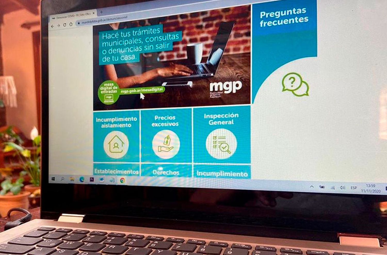 A través de su mesa digital, la Secretaría de Obras activó el trámite abreviado para iniciar expedientes